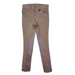 Ovation Front-Zip Jodhpur Taupe Size 10R